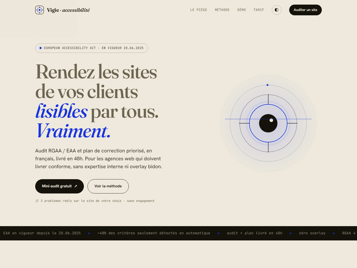 Vigie, a real site